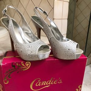 Woman's Candies Slingback Stilettos